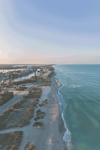 Coastline at sunset, Boca Raton